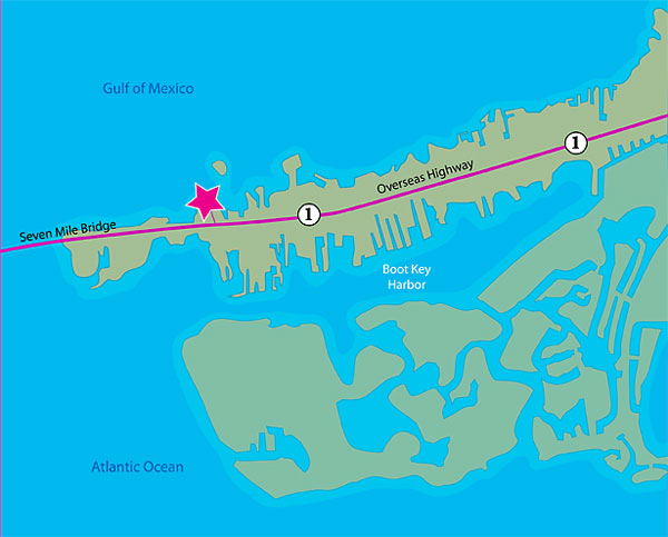 Marathon - Seven Mile Bridge to Conch Key Fishing Map