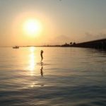 Charter fishing with Captain Wayne Gatling in the Florida Keys. Sunset in the Florida Keys